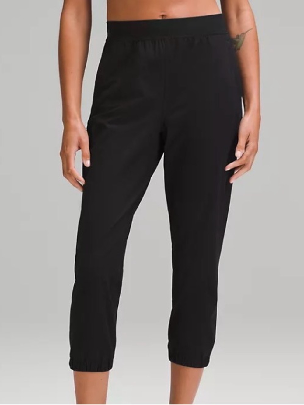 lululemon athletica Black ready to rulu jogger crop